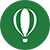 Hot air balloon safari Icon