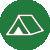Fly Camping Icon