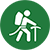 Trekking / Mountaineering Icon