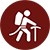 Trekking / Mountaineering Icon