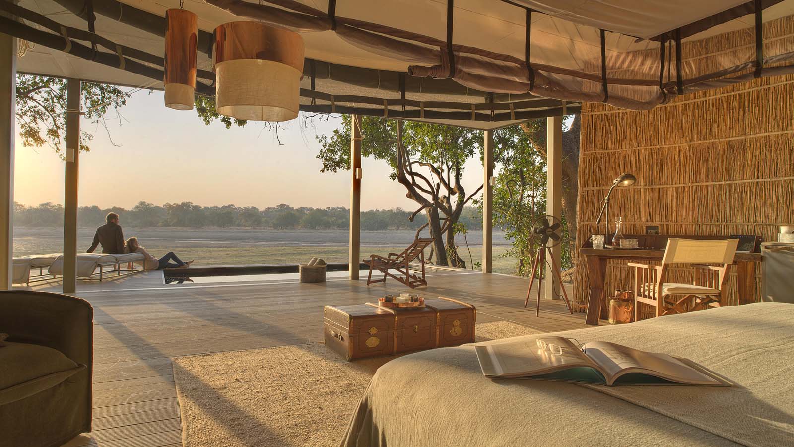 Chinzombo Camp, & rates, South Luangwa National Park, Zambia